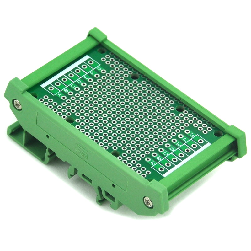 Electronics-Salon DIN-Schienenhalterung – Für Leiterplatten 150x72 Mm, Nylon, Feuerfest