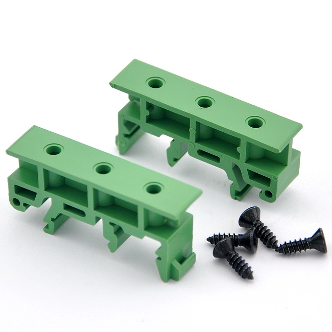 DIN Rail Mounting Adapter Bracket Holder Carrier Clips, for 35mm, 32mm