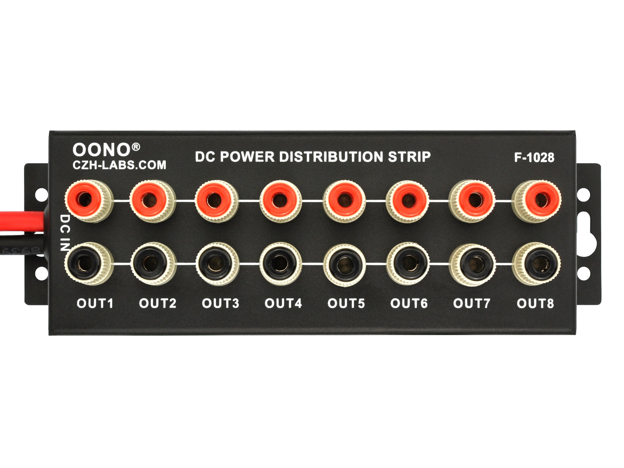 Banana Jack 8 Outlet DC Power Distribution Strip