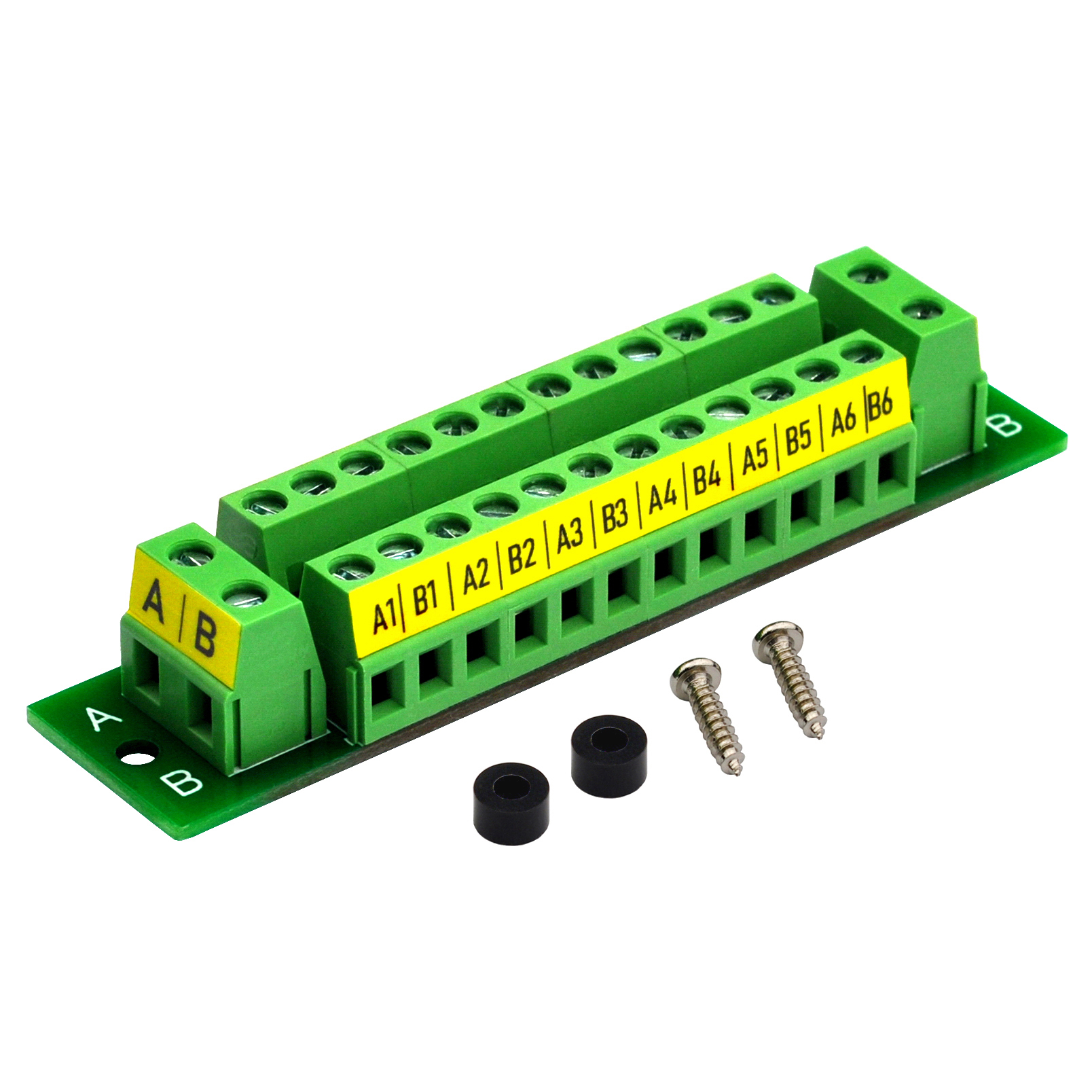 16Amp 48V 2x12 Position Terminal Block Distribution Module, OONO D-1410