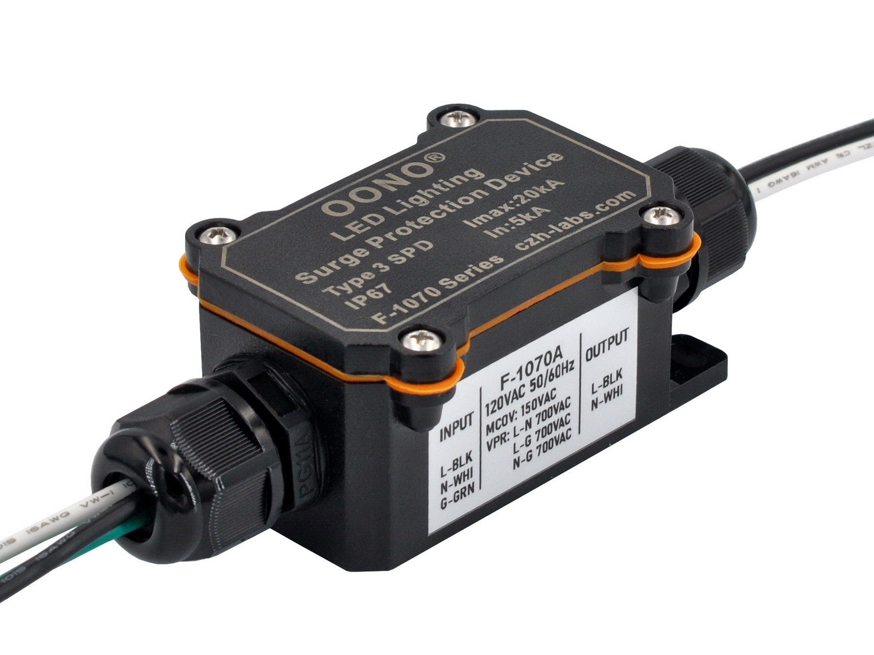 F-1070A AC120V SPD Surge Protective Device Module for LED Lighting